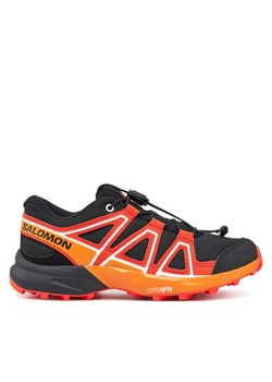 Trekkingi Salomon Speedcross L47724500 Czarny ze sklepu eobuwie.pl w kategorii Buty trekkingowe dziecięce - zdjęcie 182023663