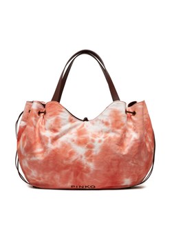 Torebka Pinko Pagoda Extra Shopper PE 24 PLTT 102911 A1MB Pomarańczowy ze sklepu eobuwie.pl w kategorii Torby Shopper bag - zdjęcie 182023702