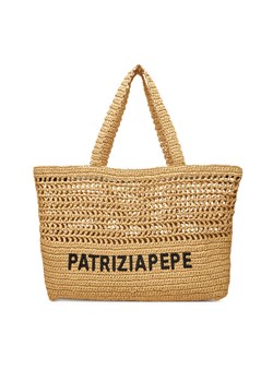 Torebka Patrizia Pepe 2B0119/V039 Beżowy ze sklepu eobuwie.pl w kategorii Torby Shopper bag - zdjęcie 182023774