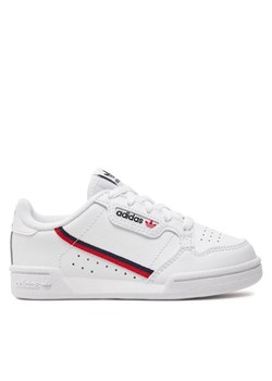 Sneakersy adidas Continental 80 C G28215 Biały ze sklepu eobuwie.pl w kategorii Buty sportowe dziecięce - zdjęcie 182023783