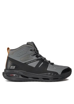 Trzewiki Skechers Arch Fit Orvan Montfort 210478/GYBK Szary ze sklepu eobuwie.pl w kategorii Buty sportowe męskie - zdjęcie 182023900