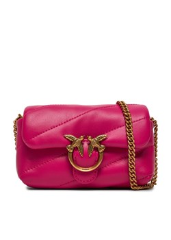 Torebka Pinko Love Puff Micro C PE 24 PCPL 100041 A0F2 Różowy ze sklepu eobuwie.pl w kategorii Kopertówki - zdjęcie 182023953