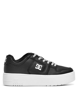 Sneakersy DC MANTECA 4 PLATFORM ADJS100156-BKW Czarny ze sklepu eobuwie.pl w kategorii Buty sportowe damskie - zdjęcie 182024032