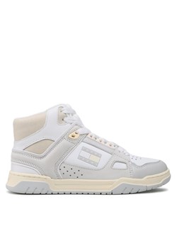 Sneakersy Tommy Jeans Wmn Skate Mid EN0EN02027 Biały ze sklepu eobuwie.pl w kategorii Buty sportowe damskie - zdjęcie 182024344