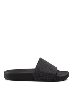 Klapki MICHAEL Michael Kors Jake Slide 42R0JSFA3Q Czarny ze sklepu eobuwie.pl w kategorii Klapki damskie - zdjęcie 182024493