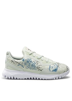 Sneakersy adidas Originals Flex J GX9245 Zielony ze sklepu eobuwie.pl w kategorii Buty sportowe dziecięce - zdjęcie 182024520