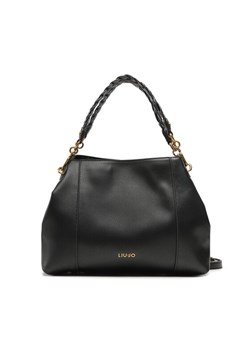 Torebka Liu Jo Ecs M Satchel AXX022 E0031 Czarny ze sklepu eobuwie.pl w kategorii Torby Shopper bag - zdjęcie 182024661