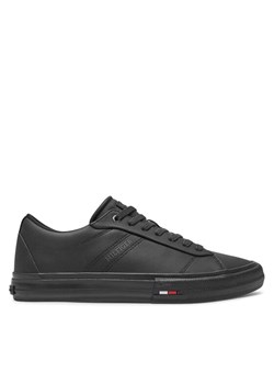 Sneakersy Tommy Hilfiger Vulc FM0FM05201 Czarny ze sklepu eobuwie.pl w kategorii Buty sportowe męskie - zdjęcie 182024712