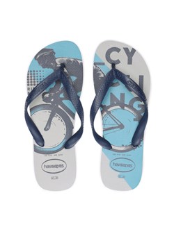 Japonki Havaianas 41413483498 Szary ze sklepu eobuwie.pl w kategorii Klapki męskie - zdjęcie 182024801