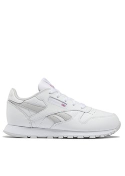 Sneakersy Reebok Classic Leather Shoes IG2593 Biały ze sklepu eobuwie.pl w kategorii Buty sportowe dziecięce - zdjęcie 182024863