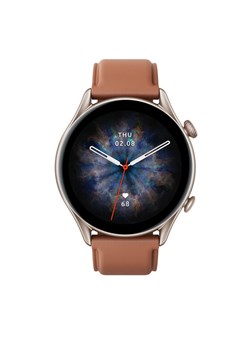 Smartwatch Amazfit Gtr 3 Pro A2040 Brązowy ze sklepu eobuwie.pl w kategorii Zegarki - zdjęcie 182024903
