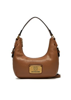 Torebka LOVE MOSCHINO JC4273PP0LKB0208 Brązowy ze sklepu eobuwie.pl w kategorii Torebki hobo - zdjęcie 182025024