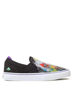 Tenisówki Emerica Wino G6 Slip-On X Dinosaur Jr. 6107000253 Czarny ze sklepu eobuwie.pl w kategorii Trampki męskie - zdjęcie 182025034