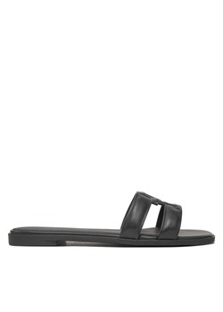 Klapki Tommy Hilfiger Th Logo Strap Mule FW0FW08671 Czarny - id: 0000305156525 - marki Tommy Hilfiger - 182025050 Klapki Tommy Hilfiger Th Logo Strap Mule FW0FW08671 Czarny ze sklepu eobuwie.pl w kategorii Klapki damskie - zdjęcie 182025050
