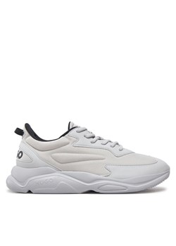 Sneakersy HUGO Leon 50536960 10254074 01 Szary ze sklepu eobuwie.pl w kategorii Buty sportowe męskie - zdjęcie 182025052