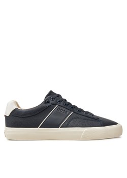Sneakersy Boss Aiden 50522833 Granatowy ze sklepu eobuwie.pl w kategorii Buty sportowe męskie - zdjęcie 182025170