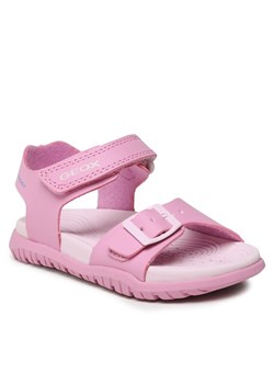 Sandały Geox J Sandal Fusbetto Gi J35HQA000BCC8052 M Różowy ze sklepu eobuwie.pl w kategorii Sandały dziecięce - zdjęcie 182025180