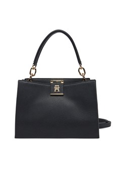 Torebka Tommy Hilfiger Th Her Mini Tote AW0AW17190 Czarny - id: 8721106134735 - marki Tommy Hilfiger - 182025323 Torebka Tommy Hilfiger Th Her Mini Tote AW0AW17190 Czarny ze sklepu eobuwie.pl w kategorii Torebki damskie - zdjęcie 182025323