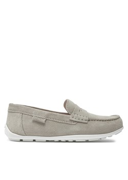 Mokasyny Geox J New Fast Boy J826CA 00022 C5014 D Beżowy ze sklepu eobuwie.pl w kategorii Mokasyny dziecięce - zdjęcie 182025400