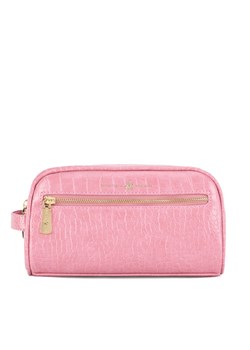 Kosmetyczka Beverly Hills Polo Club BHPC-W1-001-AW24 Różowy ze sklepu eobuwie.pl w kategorii Kosmetyczki - zdjęcie 182025440