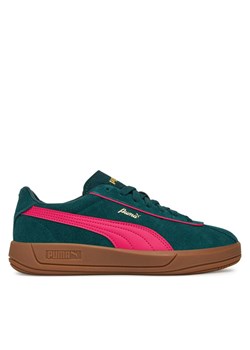 Sneakersy Puma Club Klassika SD 400718 05 Zielony ze sklepu eobuwie.pl w kategorii Buty sportowe damskie - zdjęcie 182025450
