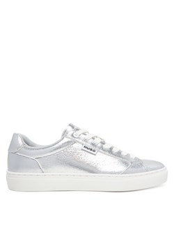 Sneakersy HUGO 50541657 040 Srebrny ze sklepu eobuwie.pl w kategorii Buty sportowe damskie - zdjęcie 182025492