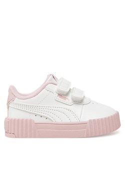 Sneakersy Puma Carina 3.0 Cutie V Inf 400920 01 Biały ze sklepu eobuwie.pl w kategorii Buty sportowe dziecięce - zdjęcie 182025630