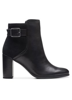 Botki Clarks Freva 85 Buckle 26174749 Czarny ze sklepu eobuwie.pl w kategorii Botki - zdjęcie 182025631