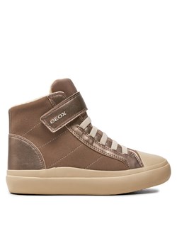 Sneakersy Geox J Gisli Girl J464NI 0AUAJ C5005 M Beżowy ze sklepu eobuwie.pl w kategorii Buty sportowe dziecięce - zdjęcie 182025704