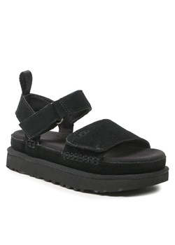 Sandały Ugg W Goldenstar Sandals 1136783 Czarny ze sklepu eobuwie.pl w kategorii Sandały damskie - zdjęcie 182025724