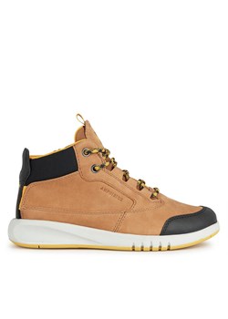Sneakersy Geox J Aeranter Abx J04CYA 0CL11 C6F2G D Brązowy ze sklepu eobuwie.pl w kategorii Buty zimowe dziecięce - zdjęcie 182025912