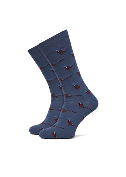 Skarpety Wysokie Męskie Barbour Mavin Pheasant MSO0068BU74 Niebieski ze sklepu eobuwie.pl w kategorii Skarpetki męskie - zdjęcie 182025964