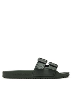 Klapki Emporio Armani XVPS09 XN998 S132 Khaki ze sklepu eobuwie.pl w kategorii Klapki męskie - zdjęcie 182026020