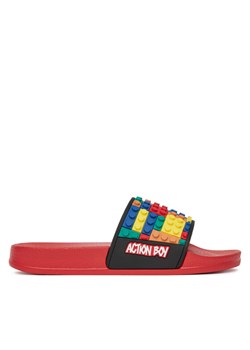 Klapki Action Boy P3047043K Czerwony ze sklepu eobuwie.pl w kategorii Klapki dziecięce - zdjęcie 182026031