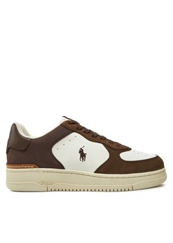 Sneakersy Polo Ralph Lauren Masters Court 809955690003 Brązowy ze sklepu eobuwie.pl w kategorii Buty sportowe męskie - zdjęcie 182026152