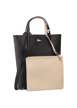 Torebka Lacoste Vertical Shopping Bag NF2991AA Czarny ze sklepu eobuwie.pl w kategorii Torby Shopper bag - zdjęcie 182026351