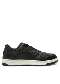 Sneakersy Geox J Washiba Boy J45LQB 000BC C9999 D Czarny ze sklepu eobuwie.pl w kategorii Buty sportowe dziecięce - zdjęcie 182026722