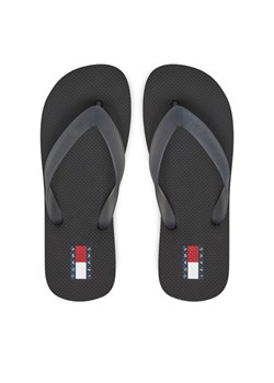 Japonki Tommy Jeans Tjw Logo Flip Flop EN0EN02447 Czarny ze sklepu eobuwie.pl w kategorii Klapki damskie - zdjęcie 182026922