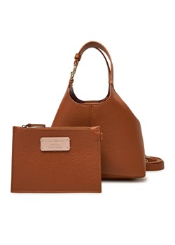Torebka Coccinelle E1 SHA 58 01 01 Brązowy ze sklepu eobuwie.pl w kategorii Torby Shopper bag - zdjęcie 182026950