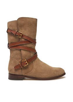 Botki LAUREN RALPH LAUREN 802951233001 Brązowy ze sklepu eobuwie.pl w kategorii Botki - zdjęcie 182027041