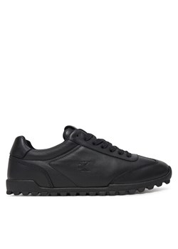 Sneakersy Calvin Klein Jeans Low Profile Runner YW0YW01751 Czarny ze sklepu eobuwie.pl w kategorii Buty sportowe damskie - zdjęcie 182027082