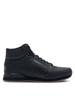 Sneakersy Puma St Runner V3 Mid L 38763806 Czarny ze sklepu eobuwie.pl w kategorii Buty zimowe męskie - zdjęcie 182027193