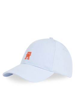 Czapka z daszkiem Tommy Hilfiger Th Imd Color 6 Panel Cap AM0AM13542 Błękitny ze sklepu eobuwie.pl w kategorii Czapki z daszkiem męskie - zdjęcie 182027251