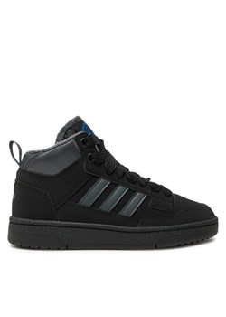 Sneakersy adidas Rapid Court Mid Winterized JR2804 Czarny ze sklepu eobuwie.pl w kategorii Buty sportowe dziecięce - zdjęcie 182027400