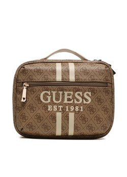 Kosmetyczka Guess Mildred (B) Travel TWB896 22600 Beżowy ze sklepu eobuwie.pl w kategorii Kosmetyczki - zdjęcie 182027431