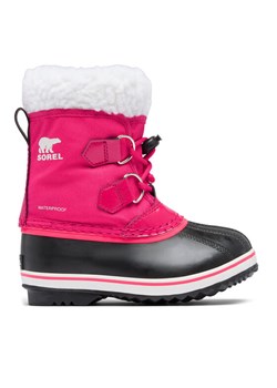 Śniegowce Sorel Yoot Pac™ Nylon Wp 2114112600 Różowy ze sklepu eobuwie.pl w kategorii Buty zimowe dziecięce - zdjęcie 182027440