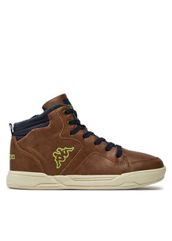 Sneakersy Kappa 260826T Brązowy ze sklepu eobuwie.pl w kategorii Trampki dziecięce - zdjęcie 182027442