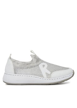 Sneakersy Rieker N5554-81 Biały ze sklepu eobuwie.pl w kategorii Buty sportowe damskie - zdjęcie 182027561