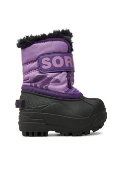 Śniegowce Sorel Snow Commander™ 2114102514 Fioletowy ze sklepu eobuwie.pl w kategorii Buty zimowe dziecięce - zdjęcie 182027584