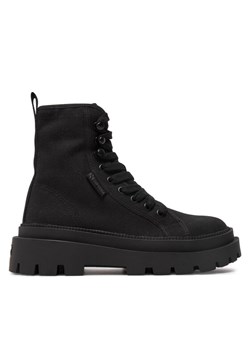 Trapery Superga Alpina Apex High 3051 S1171QW Czarny ze sklepu eobuwie.pl w kategorii Workery damskie - zdjęcie 182027590